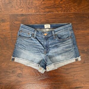J. Crew Medium Wash Blue Denim Jean Shorts - Size 26